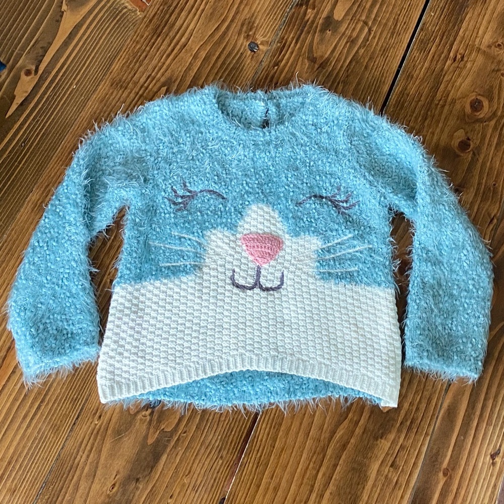 Easter Bunny eyelash sweater - Picture 1 of 7
